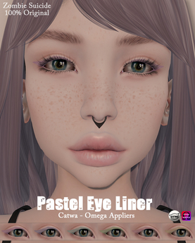 Second Life Marketplace - :Z.S: Pastel Eye Liner